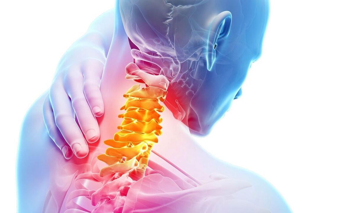 Dolore nell'osteocondrosi cervicale